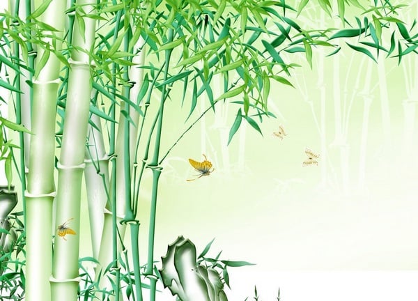 Tranh Trúc quân tử tượng trưng cho chính trực, kiên cường